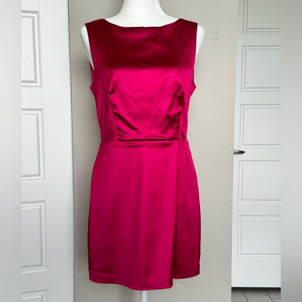 House of Harlow 1960 satin cocktail dress